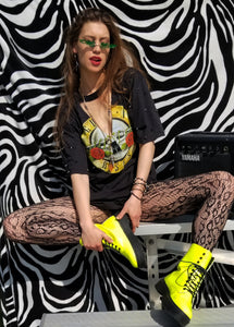 Guns and Roses spike T dress